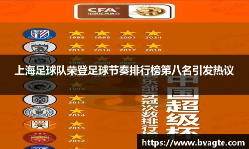 上海足球队荣登足球节奏排行榜第八名引发热议